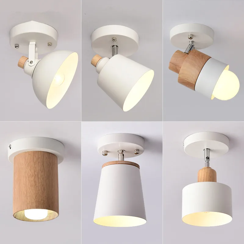 Modern Wooden LED Ceiling Lights White Metal Corridor Light Kitchen Wood Lamps Small Surface Mounted Lighting Fixtures
Modern Wooden LED Ceiling Lights White Metal Corridor Light Kitchen Wood Lamps Small Surface Mounted Lighting Fixtures