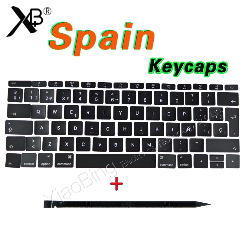 New For Macbook Pro Retina 13" 15" A1706 A1707 A1708 Spanish Spain SP Keyboard Key Cap Keycaps 2016 2017
New For Macbook Pro Retina 13" 15" A1706 A1707 A1708 Spanish Spain SP Keyboard Key Cap Keycaps 2016 2017