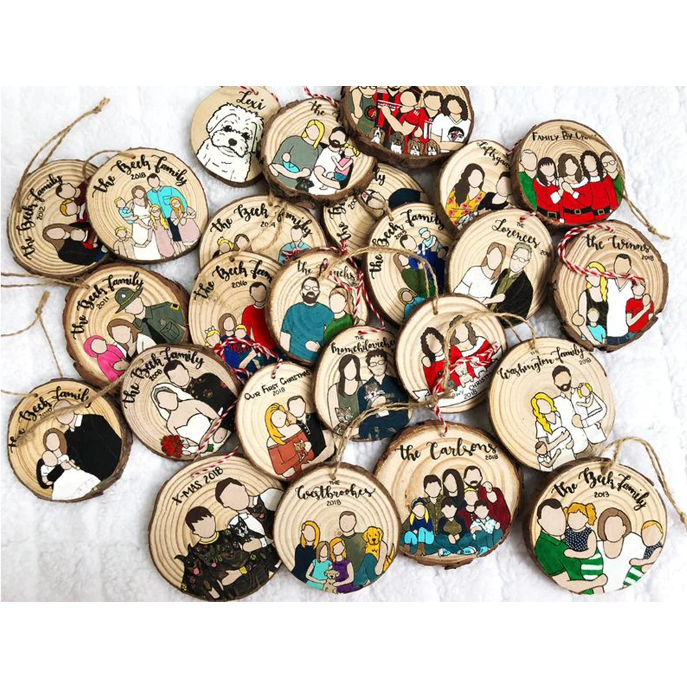 Family Ornament Family Pet Cartoon Portrait Housewarming Decorations Supplies Personalized Anniversary Decorations Gift
Family Ornament Family Pet Cartoon Portrait Housewarming Decorations Supplies Personalized Anniversary Decorations Gift