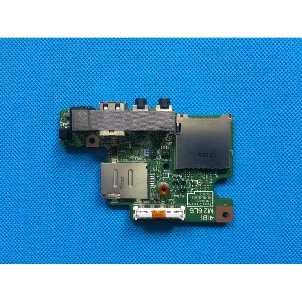 Genuine New Right IO Circuit Board w/ DC Jack for Discrete Motherboard - T833P / 09593-1 48.4BL08.011 for Latitude E5400
Genuine New Right IO Circuit Board w/ DC Jack for Discrete Motherboard - T833P / 09593-1 48.4BL08.011 for Latitude E5400