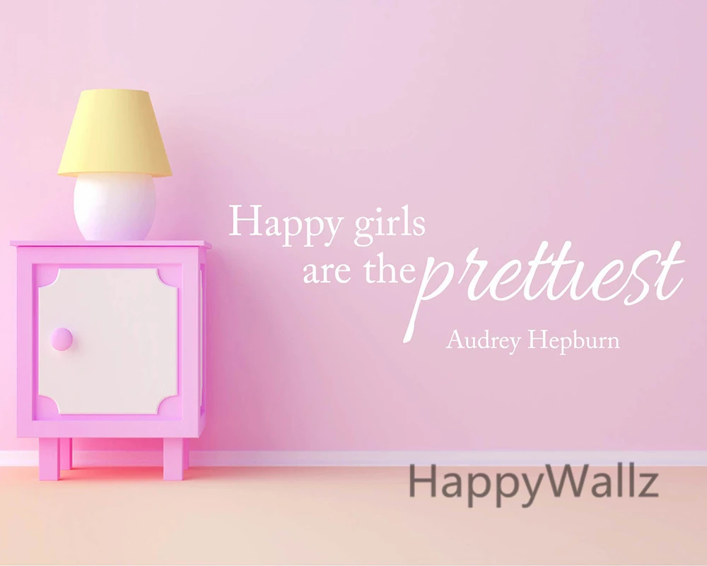 Happy Girls Are The Prettiest Motivational Quote Wall Sticker Decorative Custom Colors Inspirational Girls Quote Wall Decal Q133
Happy Girls Are The Prettiest Motivational Quote Wall Sticker Decorative Custom Colors Inspirational Girls Quote Wall Decal Q133