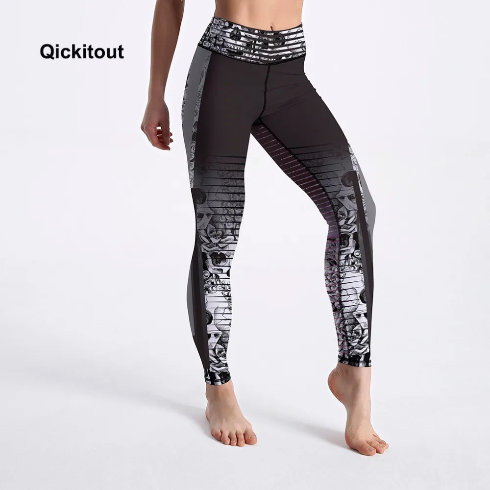 Qickitout Hot Sell Skull Leggings Women's Skull&flower Black Leggings Digital Print Trousers Woman Stretch High Wasit Pants
Qickitout Hot Sell Skull Leggings Women's Skull&flower Black Leggings Digital Print Trousers Woman Stretch High Wasit Pants