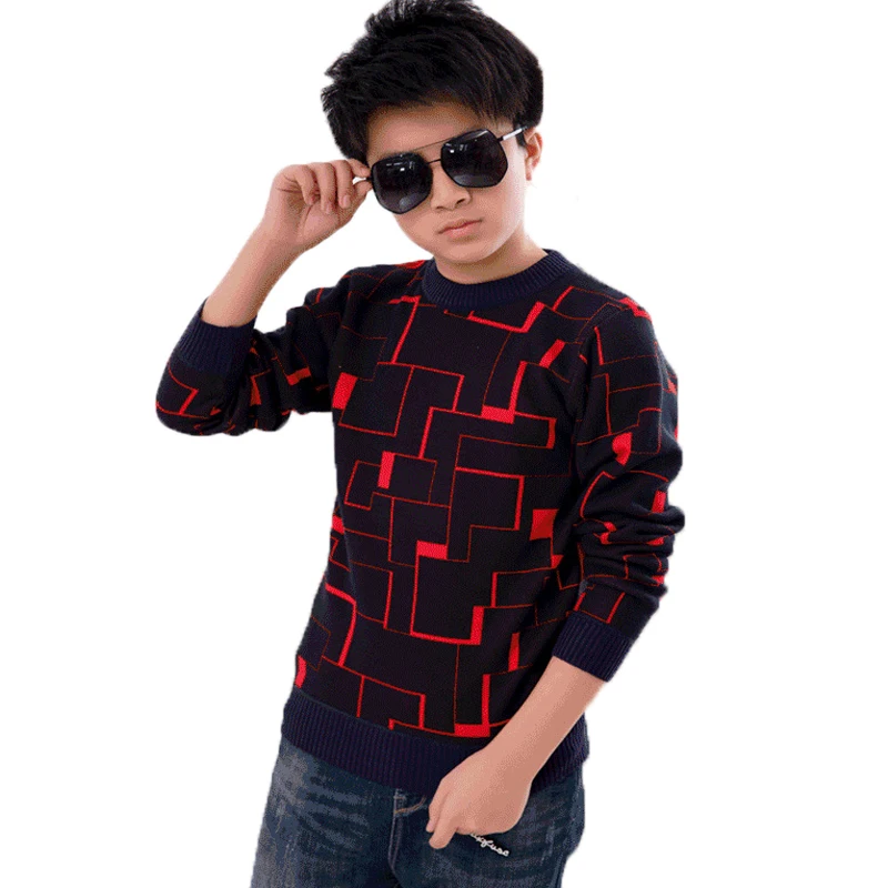 2018 Casual Boys fall Sweaters Pullovers Black Cotton Clothing For Children's WARM winter Kids Knitwear for 6 8 10 12 yesrs
2018 Casual Boys fall Sweaters Pullovers Black Cotton Clothing For Children's WARM winter Kids Knitwear for 6 8 10 12 yesrs