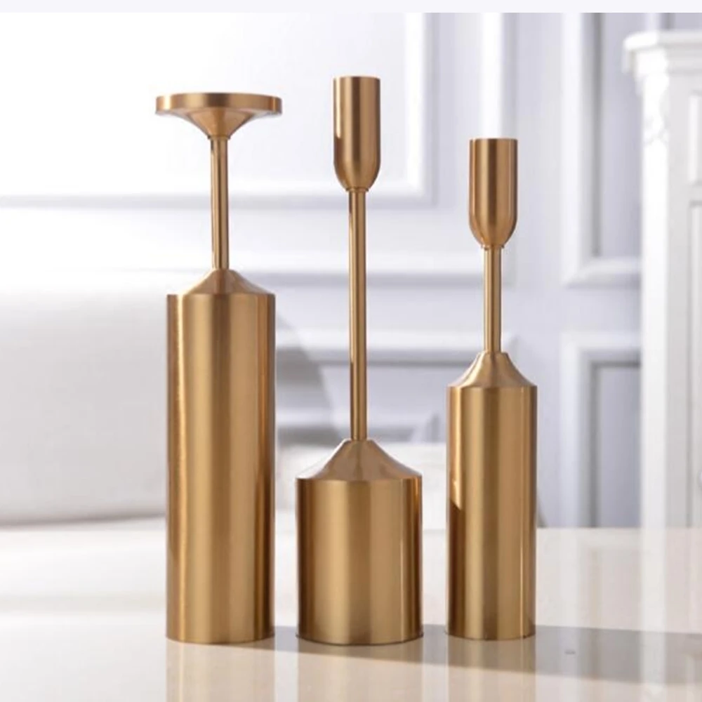Simple European Candlestick Gorgeous Metal Candle Holders Wedding Decoration Centerpiece Gold Candle Stand Christmas Gift
Simple European Candlestick Gorgeous Metal Candle Holders Wedding Decoration Centerpiece Gold Candle Stand Christmas Gift