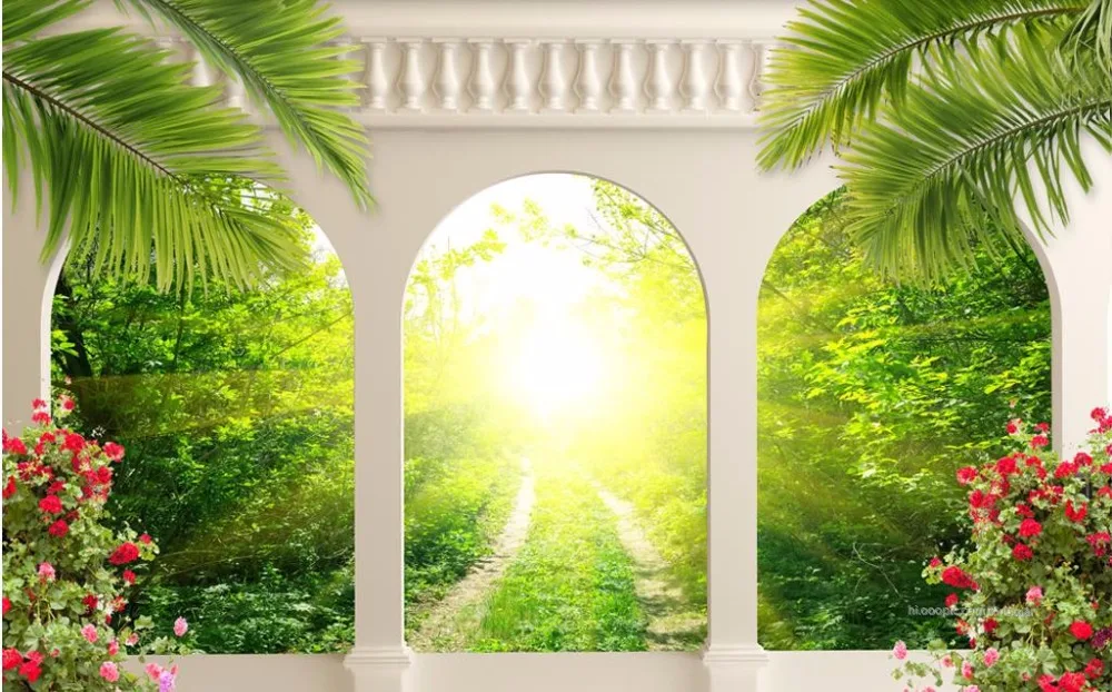 Custom photo wallpaper for walls 3 d wall murals wallpaper flower mural Garden arches forest landscape 3d background wall decor
Custom photo wallpaper for walls 3 d wall murals wallpaper flower mural Garden arches forest landscape 3d background wall decor