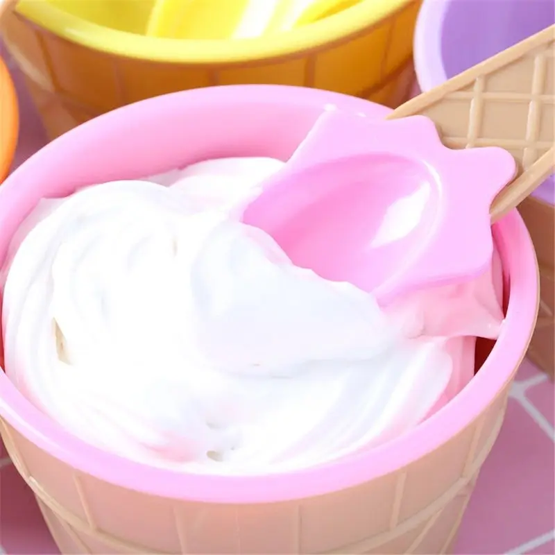 HBB 1PC Ice Cream Bowl Spoon DIY Slime Clay Food Grade Baby Bowl Slime Accessories Kids Early Learning Educational Toys
HBB 1PC Ice Cream Bowl Spoon DIY Slime Clay Food Grade Baby Bowl Slime Accessories Kids Early Learning Educational Toys
