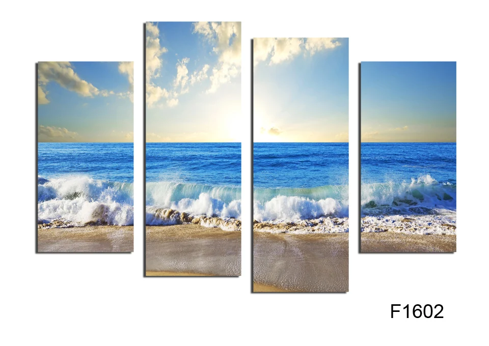 4 Panel Modern Wall Art Home Decoration Frameless Painting Canvas Prints Pictures Sea Scenery With Beach Unframed
4 Panel Modern Wall Art Home Decoration Frameless Painting Canvas Prints Pictures Sea Scenery With Beach Unframed