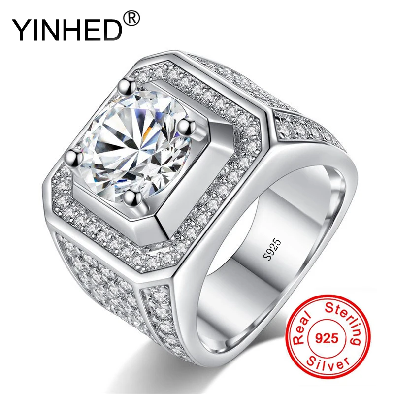 YINHED Victoria Wieck Men Fashion Jewelry Solid 925 Silver Ring 2 Carat Round CZ Diamant Wedding Band Engagement Ring ZR591
YINHED Victoria Wieck Men Fashion Jewelry Solid 925 Silver Ring 2 Carat Round CZ Diamant Wedding Band Engagement Ring ZR591
