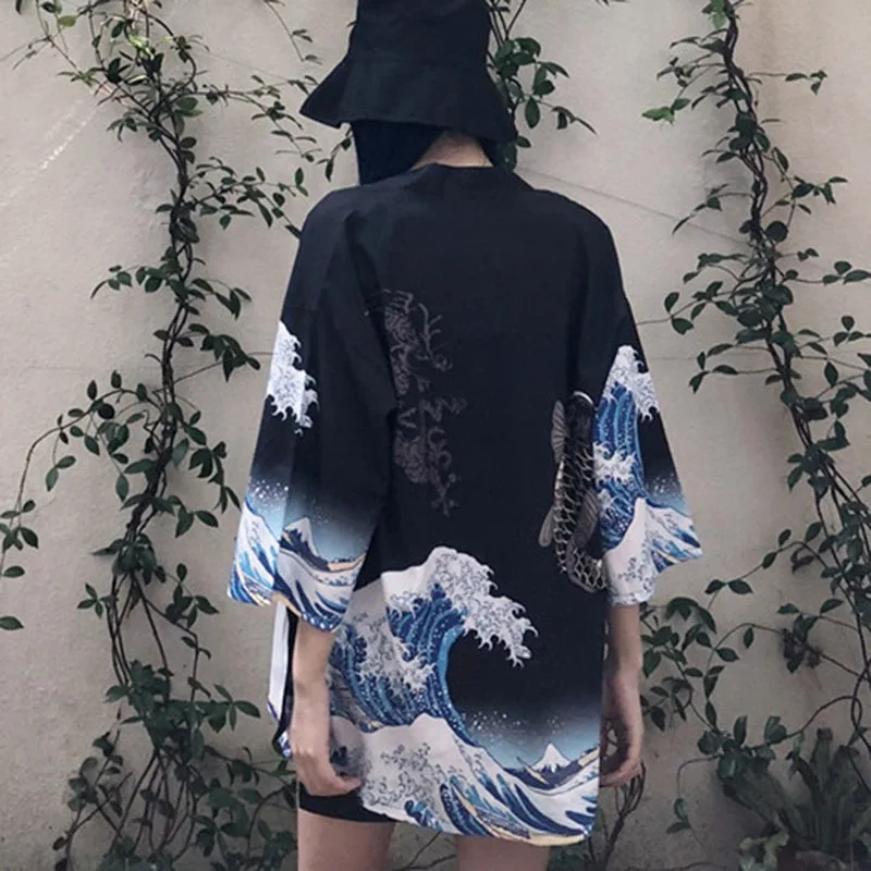 Vintage Summer Printed Chiffon Sunscreen Harajuku Kimono Cardigan Outerwear Blouse Japanese Style Women Clothing
Vintage Summer Printed Chiffon Sunscreen Harajuku Kimono Cardigan Outerwear Blouse Japanese Style Women Clothing