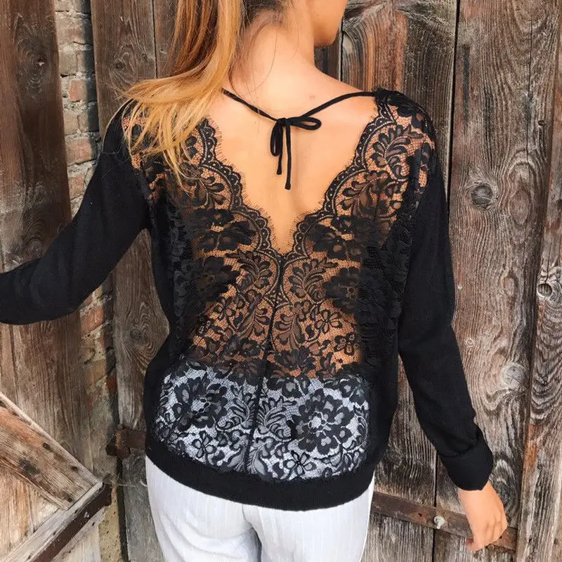 MeiHuiDa 2018 Summer New Style Women's Sexy Hollow Out Floral Lace Blouse Patchwork Top Long Sleeve Solid Blouse
MeiHuiDa 2018 Summer New Style Women's Sexy Hollow Out Floral Lace Blouse Patchwork Top Long Sleeve Solid Blouse