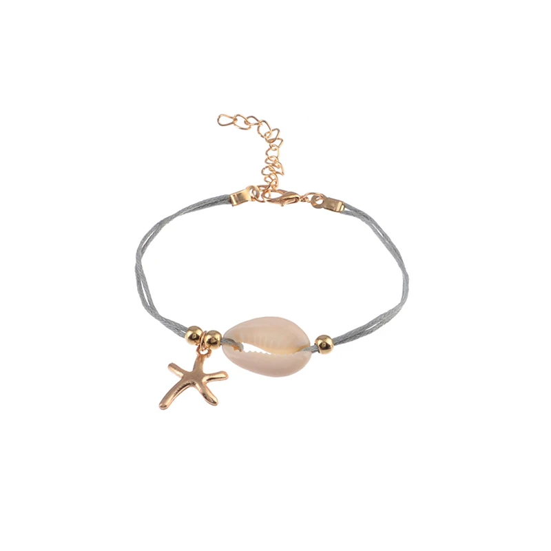 Summer fashion bohemian bracelet retro shell geometric pattern temperament female charm gift simple adjustable new hot | Украшения и