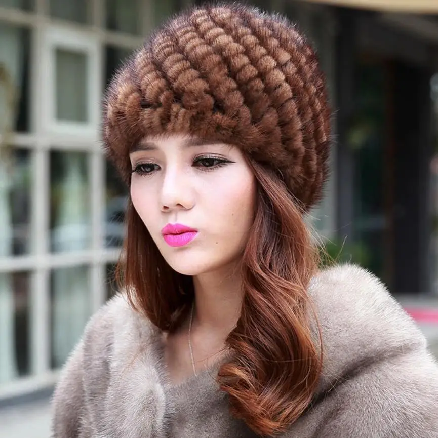 Natural Fur Mink Hat In Women's Beanies Mink Fur Hats For Women Knitted Mink Hat Winter Hats For Women
Natural Fur Mink Hat In Women's Beanies Mink Fur Hats For Women Knitted Mink Hat Winter Hats For Women