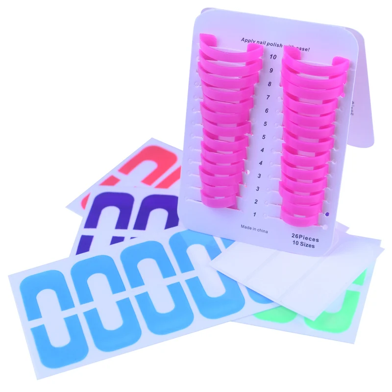 Nail Polish Edge Anti-Flooding Plastic Template Clip Manicure Tools Set Full Nail Wrap Nail Form Art Tools Tips for Nails
Nail Polish Edge Anti-Flooding Plastic Template Clip Manicure Tools Set Full Nail Wrap Nail Form Art Tools Tips for Nails