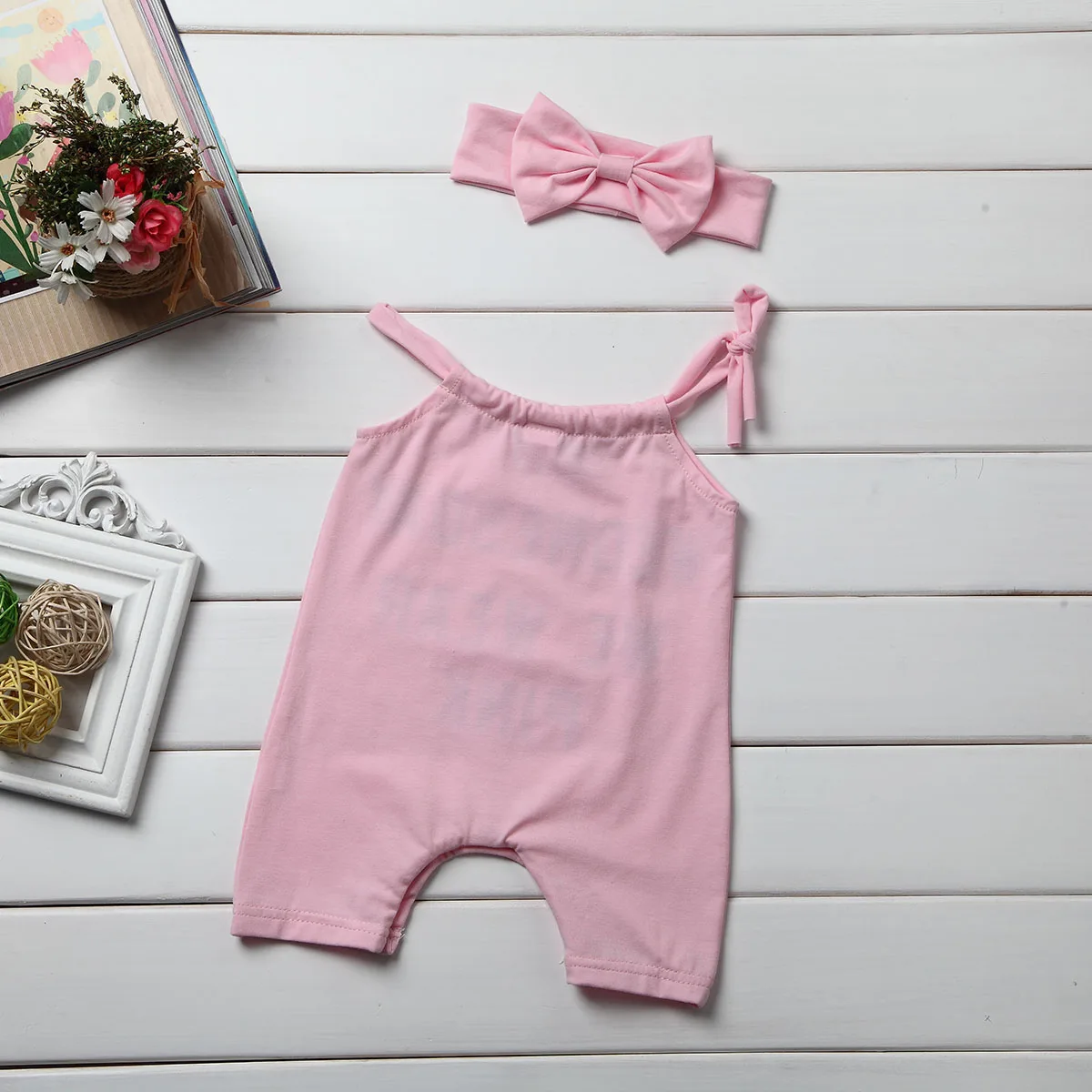 2018 Brand New 2PCS Pink Newborn Baby Girls Romper Summer Sleeveless Letter Cotton Jumpsuit +Headband Outfits Sunsuit Clothes
2018 Brand New 2PCS Pink Newborn Baby Girls Romper Summer Sleeveless Letter Cotton Jumpsuit +Headband Outfits Sunsuit Clothes