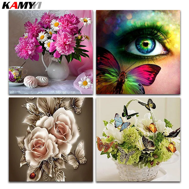 Full square Diamond embroidery flower basket daisy 5D DIY Diamond painting Cross stitch butterfly eye round Diamond mosaic peony
Full square Diamond embroidery flower basket daisy 5D DIY Diamond painting Cross stitch butterfly eye round Diamond mosaic peony