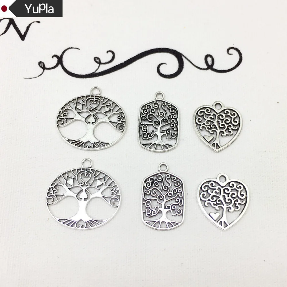20pcs/lot Alloy Tibetan Silver Plated Tree of life Charms Pendants for Jewelry Making DIY Handmade Craft Accessories 19mm
20pcs/lot Alloy Tibetan Silver Plated Tree of life Charms Pendants for Jewelry Making DIY Handmade Craft Accessories 19mm
