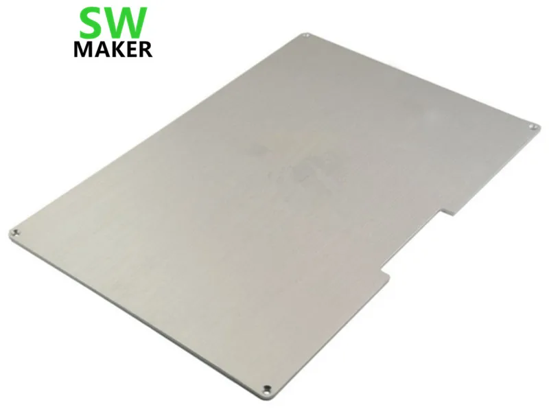 Алюминиевая Подогреваемая платформа SWMAKER 300x200 мм 3D-принтер RepRap Prusa i3 обновленный
