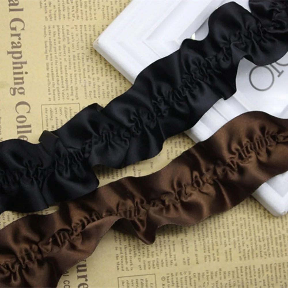 5 Meters Pleated Lace Trim Polyester Lace Ribbon DIY Handmade Sewing Dress Clothes Supplies Decor
5 Meters Pleated Lace Trim Polyester Lace Ribbon DIY Handmade Sewing Dress Clothes Supplies Decor
