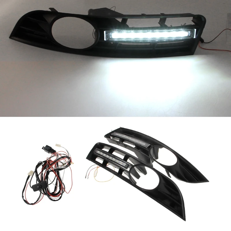 LED Daytime Running Lights DRL Fog lamp cover driving lights for Volkswagen Passat B6 2007 2008 2009 2010 2011
LED Daytime Running Lights DRL Fog lamp cover driving lights for Volkswagen Passat B6 2007 2008 2009 2010 2011