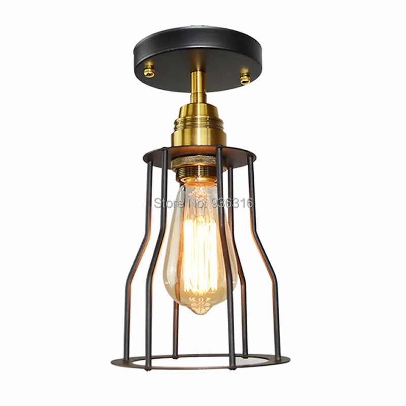 Antique Vintage Ceiling Light Industrial Loft iron Cage Black Dia15cm E27 Edison LED Bulb Lustres Ceiling Lamp Fixture
Antique Vintage Ceiling Light Industrial Loft iron Cage Black Dia15cm E27 Edison LED Bulb Lustres Ceiling Lamp Fixture
