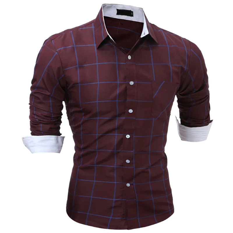 NEW 2022 Fashion Spring Autumn Casual Grid Single Breasted Slim Fit Front Pocket Business Camisas Para Hombre Men Clothes
NEW 2022 Fashion Spring Autumn Casual Grid Single Breasted Slim Fit Front Pocket Business Camisas Para Hombre Men Clothes