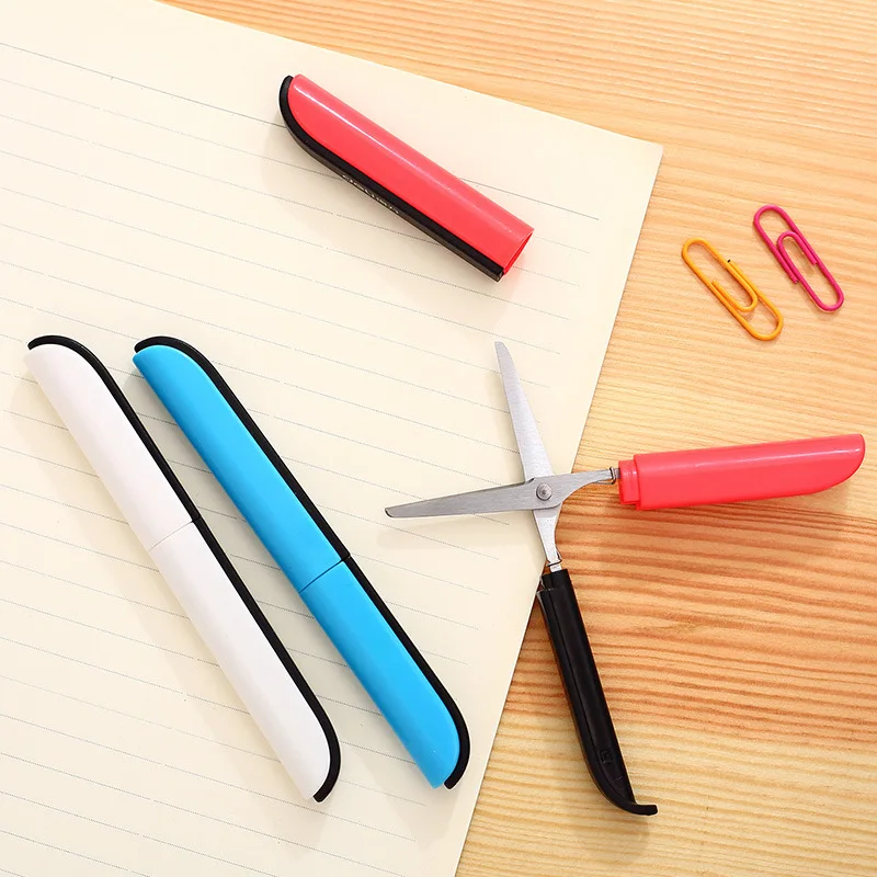 Deli Mini Folding Utility Safe Scissors Paper Cutter Student Pocket Portable Scissor Cutting Tools Stationery Office Supply Gift
Deli Mini Folding Utility Safe Scissors Paper Cutter Student Pocket Portable Scissor Cutting Tools Stationery Office Supply Gift