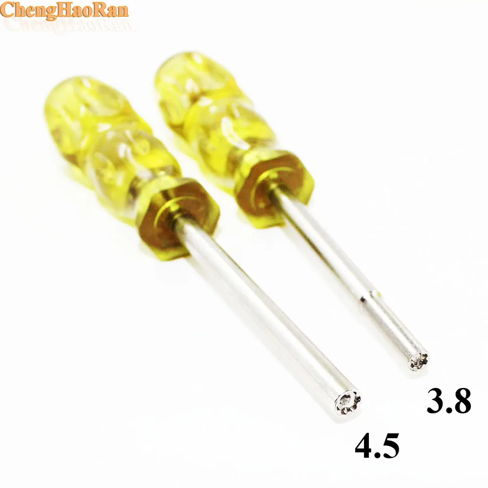 ChengHaoRan 10x 3.8 mm 4.5 mm Security Screwdriver Game Bit Tool for nintendo NES SNES N64 Game Boy and Consoles hand open tool
ChengHaoRan 10x 3.8 mm 4.5 mm Security Screwdriver Game Bit Tool for nintendo NES SNES N64 Game Boy and Consoles hand open tool