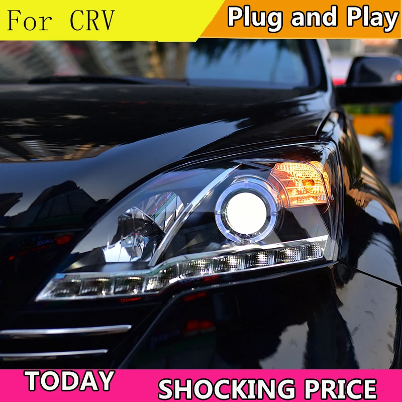 Автомобильный Стайлинг для Хонда сrv головной светильник s 2007 2011 CRV светодиодный