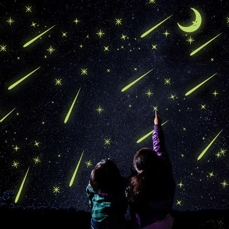 New luminous wall stickers household fashion fluorescent poster DIY decoration meteoric shower design combination sticker
New luminous wall stickers household fashion fluorescent poster DIY decoration meteoric shower design combination sticker