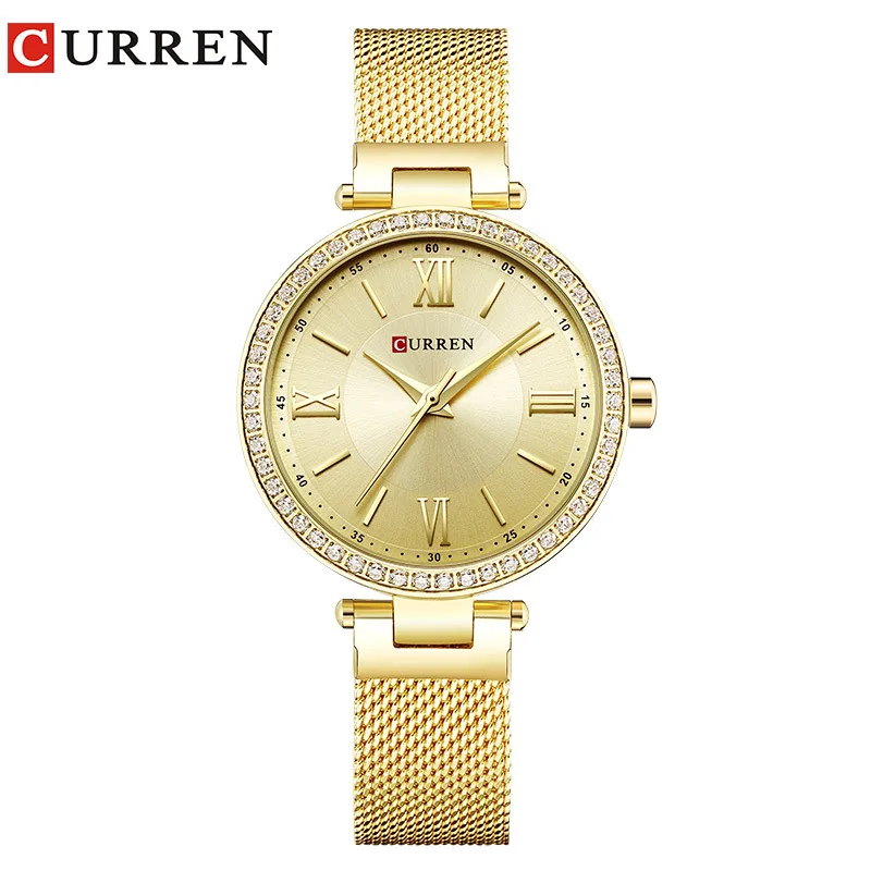 CURREN TOP Women Watches Ladies Waterproof Steel Watch Luxury Gold Bracelet Watch Women Clock Wristwatch Female Relogio Feminino
CURREN TOP Women Watches Ladies Waterproof Steel Watch Luxury Gold Bracelet Watch Women Clock Wristwatch Female Relogio Feminino