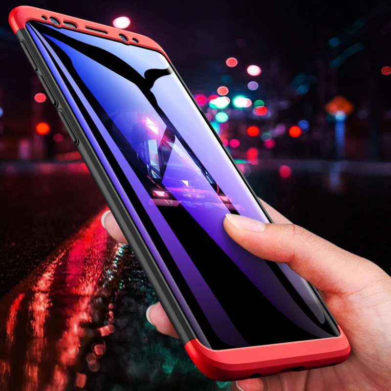 GKK для Samsung Galaxy S9 чехол 360 полная защита противоударный три в одном ультратонкий
