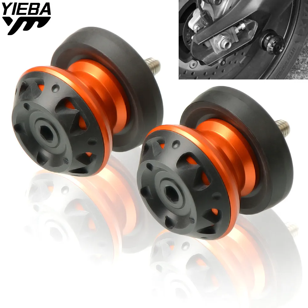 Universal Motorcycle Swingarm Spools stand screws Slider FOR 200 390 690 990 RC200 390 390 1190 990 1290 AdventuRe/R
Universal Motorcycle Swingarm Spools stand screws Slider FOR 200 390 690 990 RC200 390 390 1190 990 1290 AdventuRe/R