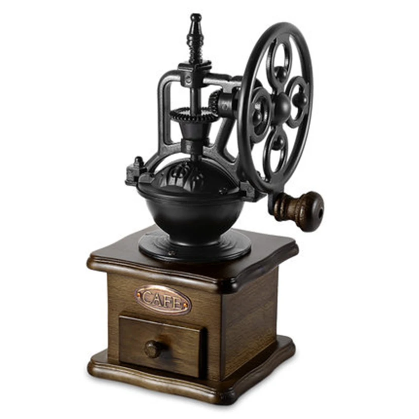 Coffee Grinder Wooden Coffee Bean Mill Grinding Manual Retro Style Ferris Wheel Design Hand Coffee Vintage Maker Kitchen Tools
Coffee Grinder Wooden Coffee Bean Mill Grinding Manual Retro Style Ferris Wheel Design Hand Coffee Vintage Maker Kitchen Tools