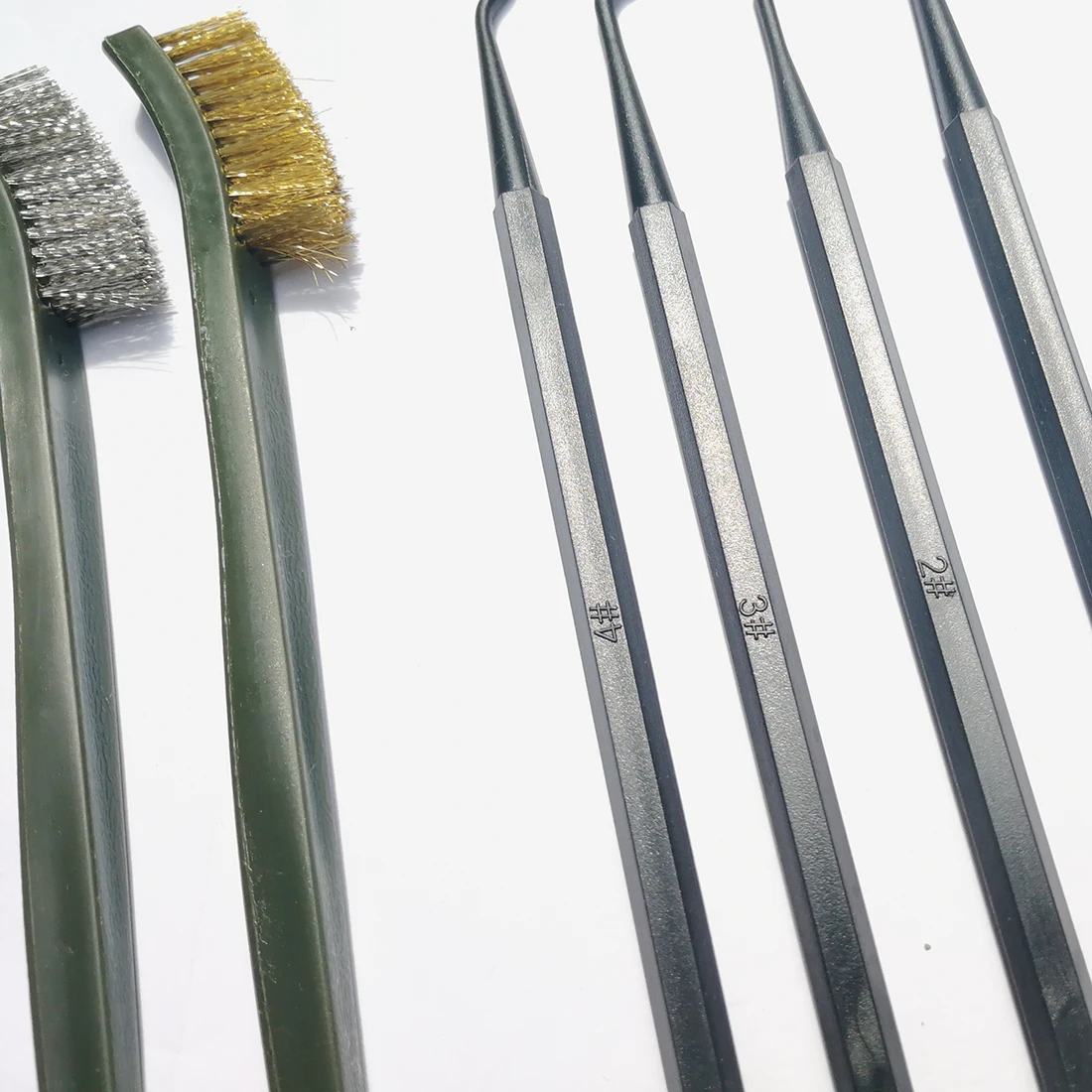 7pcs Universal Gun Cleaning Kit 3pcs Steel Nylon Brass Brush 4pcs Hunting Cleaning Kit Tactical Rifle Gun Cleaning Tool
7pcs Universal Gun Cleaning Kit 3pcs Steel Nylon Brass Brush 4pcs Hunting Cleaning Kit Tactical Rifle Gun Cleaning Tool
