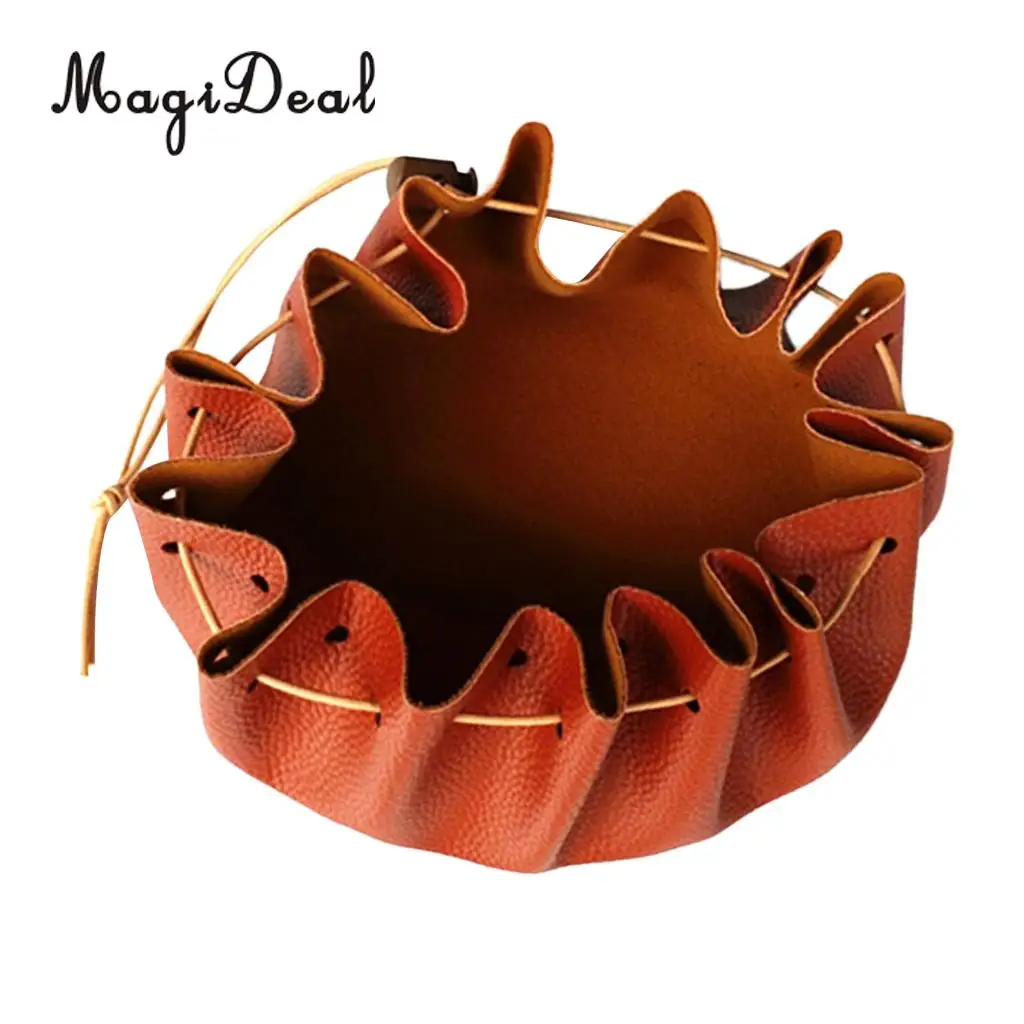 MagiDeal 15" Adjustable PU Leather Drawstring Storage Bag Outdoor Camping Foraging Tinder Possibles Utility Pouch (Brown)
MagiDeal 15" Adjustable PU Leather Drawstring Storage Bag Outdoor Camping Foraging Tinder Possibles Utility Pouch (Brown)