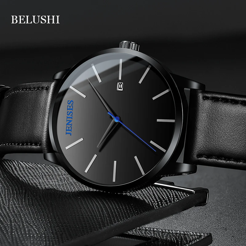 Clearance BELUSHI Luxury Men's Watches Ultra Thin Men Quartz Watch Business Simple Wristwatch For Male Clocks relogio masculino
Clearance BELUSHI Luxury Men's Watches Ultra Thin Men Quartz Watch Business Simple Wristwatch For Male Clocks relogio masculino