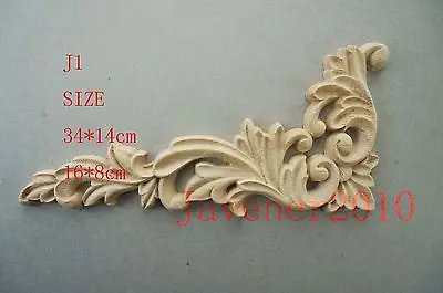 J1 -34x14cm Wood Carved Corner Onlay Applique Unpainted Frame Door Decal Working carpenter Fitment
J1 -34x14cm Wood Carved Corner Onlay Applique Unpainted Frame Door Decal Working carpenter Fitment