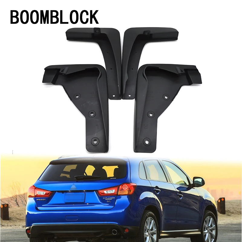 BOOMBLOCK автомобильные передние и задние брызговики для 2010 2011 2012 Mitsubishi ASX/Outlander Sport/RVR