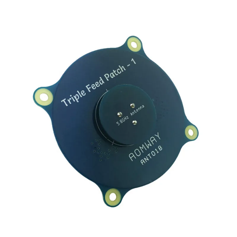 Aomway ANT018 тройной корма патч 1 5 8G 8dBi RHCP/LHCP FPV антенна с круговой поляризацией SMA/RP SMA