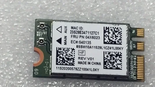 Network Card For Atheros NFA345 802.11ac NGFF WiFi For Bluetooth4.0 Wireless For Lenovo B50-30 B50-45 B50-70 B50-80 04X6023
Network Card For Atheros NFA345 802.11ac NGFF WiFi For Bluetooth4.0 Wireless For Lenovo B50-30 B50-45 B50-70 B50-80 04X6023