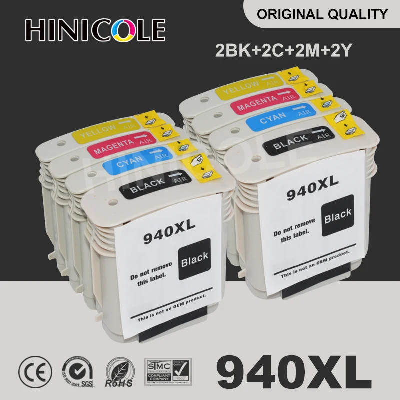 HINICOLE For HP 940 940XL Ink Cartridge for HP Officejet Pro 8000 8500 8500a A809a A909 A910a Printer Full Ink Cartridges
HINICOLE For HP 940 940XL Ink Cartridge for HP Officejet Pro 8000 8500 8500a A809a A909 A910a Printer Full Ink Cartridges