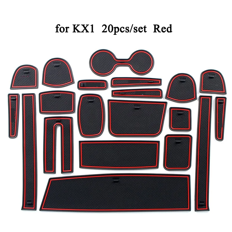 Car Interior Accessories Door Pad Rubber Dust-proof Gate Slot Mat Cup Holder Non-slip Mat Cushion Decoration for KIA KX1
Car Interior Accessories Door Pad Rubber Dust-proof Gate Slot Mat Cup Holder Non-slip Mat Cushion Decoration for KIA KX1