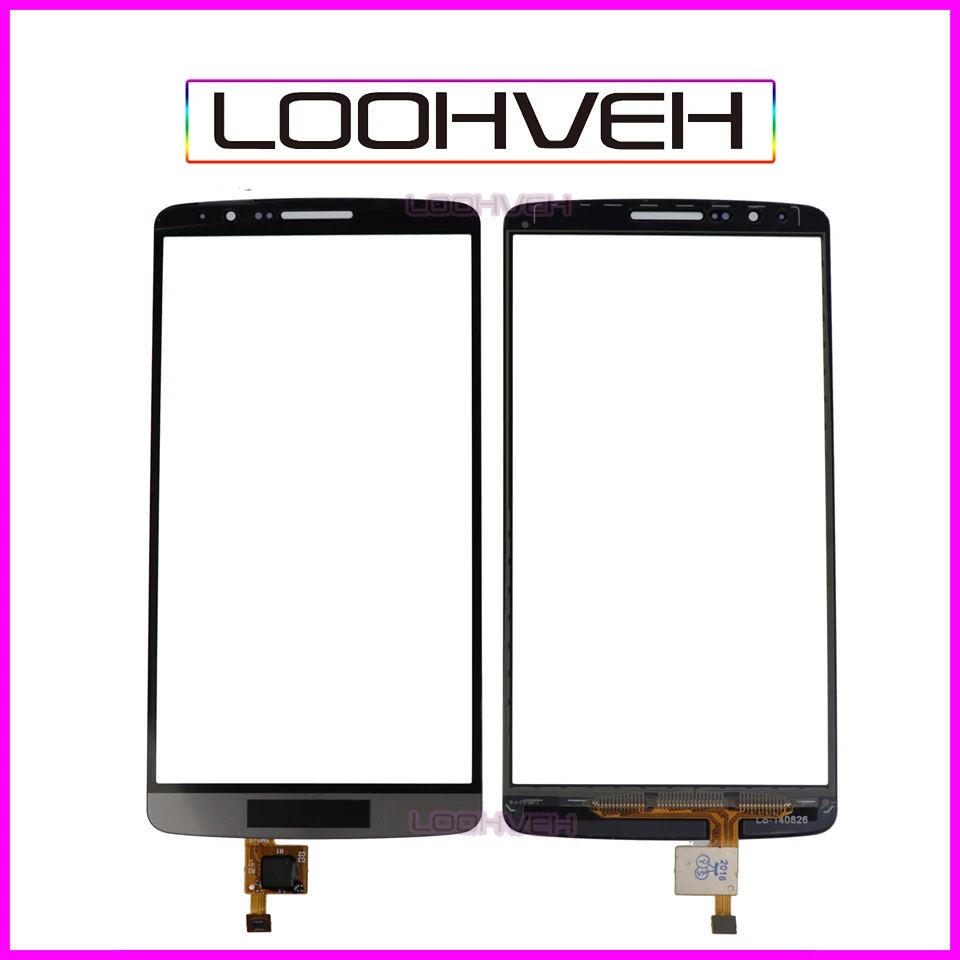 10 шт./лот 5 "сенсорный экран для LG G3 D850 D855 D858 дигитайзер Переднее стекло объектив