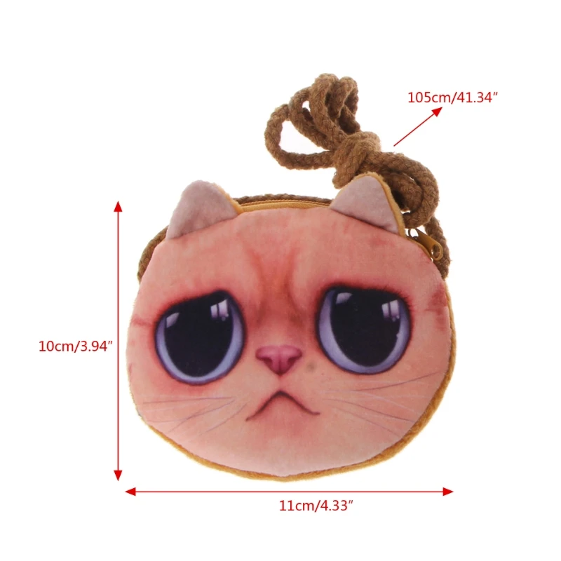 Fashion 3D Animal Children Purses Girl Mini Bags Shoulder Bag Baby Coin Pouch Card holder Cash Purse
Fashion 3D Animal Children Purses Girl Mini Bags Shoulder Bag Baby Coin Pouch Card holder Cash Purse