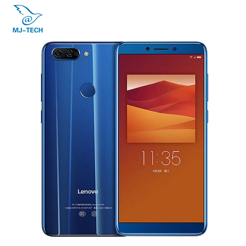 Глобальный lenovo k5 3g 32 г 5 7 "1440x720 LTE MTK6750V Octa core Android N двойной отпечаток пальца