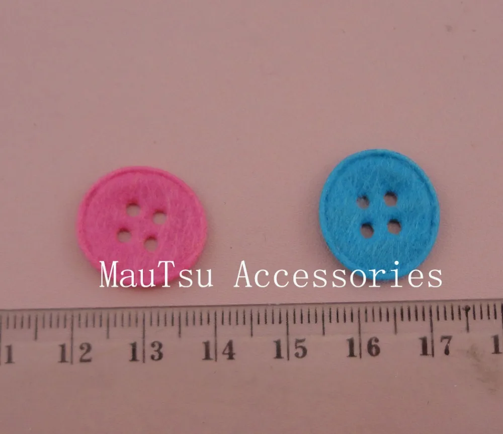 800PCS multi-colors 1.8cm 28L Round felt buttons pads with four holes, four holes button felt patches appliques,wholesales
800PCS multi-colors 1.8cm 28L Round felt buttons pads with four holes, four holes button felt patches appliques,wholesales