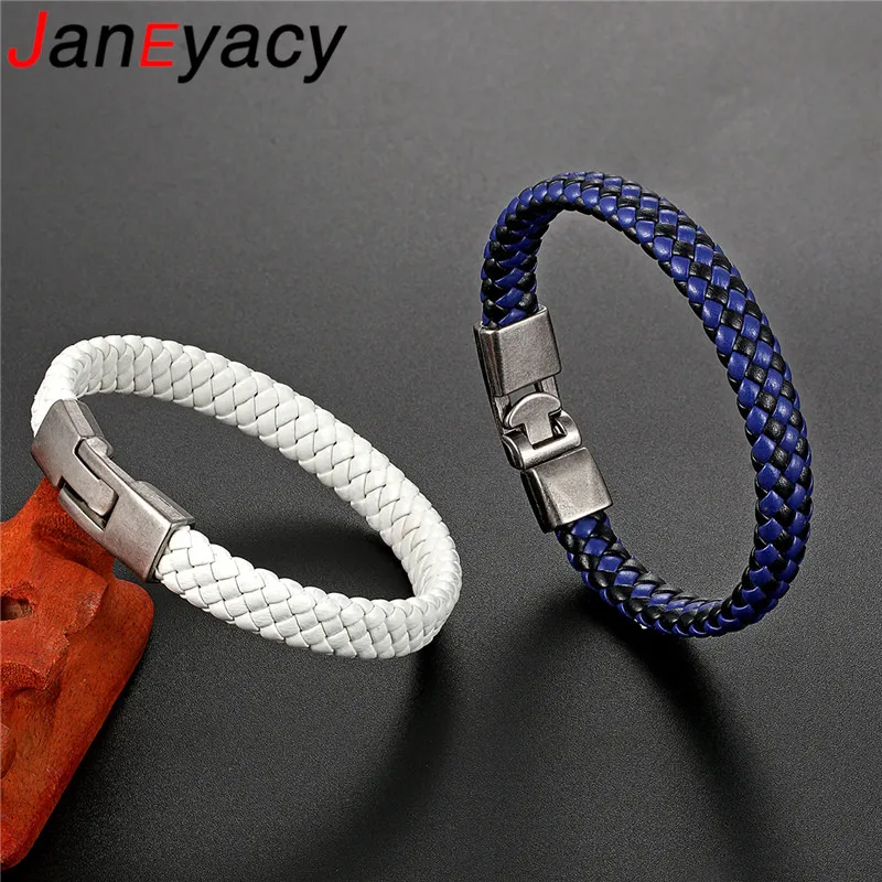 

New Fashion High Quality Jewelry Weaving Leather Bracelet Men Bracelets For Women Best Friend Christmas Gift Pulseira 6 Colors