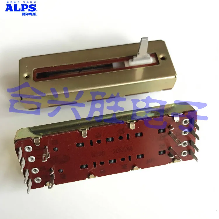 Japan ALPS sliding potentiometer 7.3 cm straight slide 4 A10K 45 mm volume attenuator pusher
Japan ALPS sliding potentiometer 7.3 cm straight slide 4 A10K 45 mm volume attenuator pusher