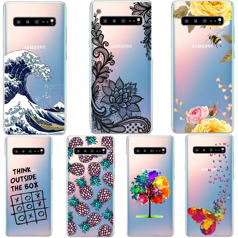 Мягкий чехол из ТПУ для Samsung Galaxy S10 Lite силиконовый телефона Plus G975F S 10