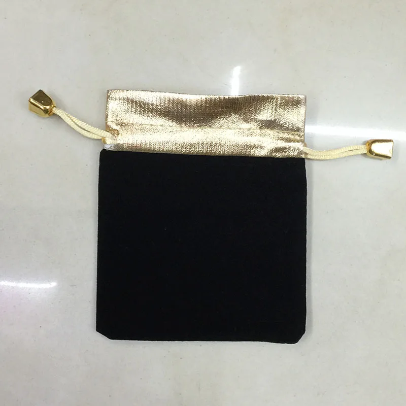 9*12cm Black Flannelette Gold Color Opening Bead Organza Drawstring Pouch/Jewelry Packing Bag Storage Christmas/Wedding Gift Bag
9*12cm Black Flannelette Gold Color Opening Bead Organza Drawstring Pouch/Jewelry Packing Bag Storage Christmas/Wedding Gift Bag